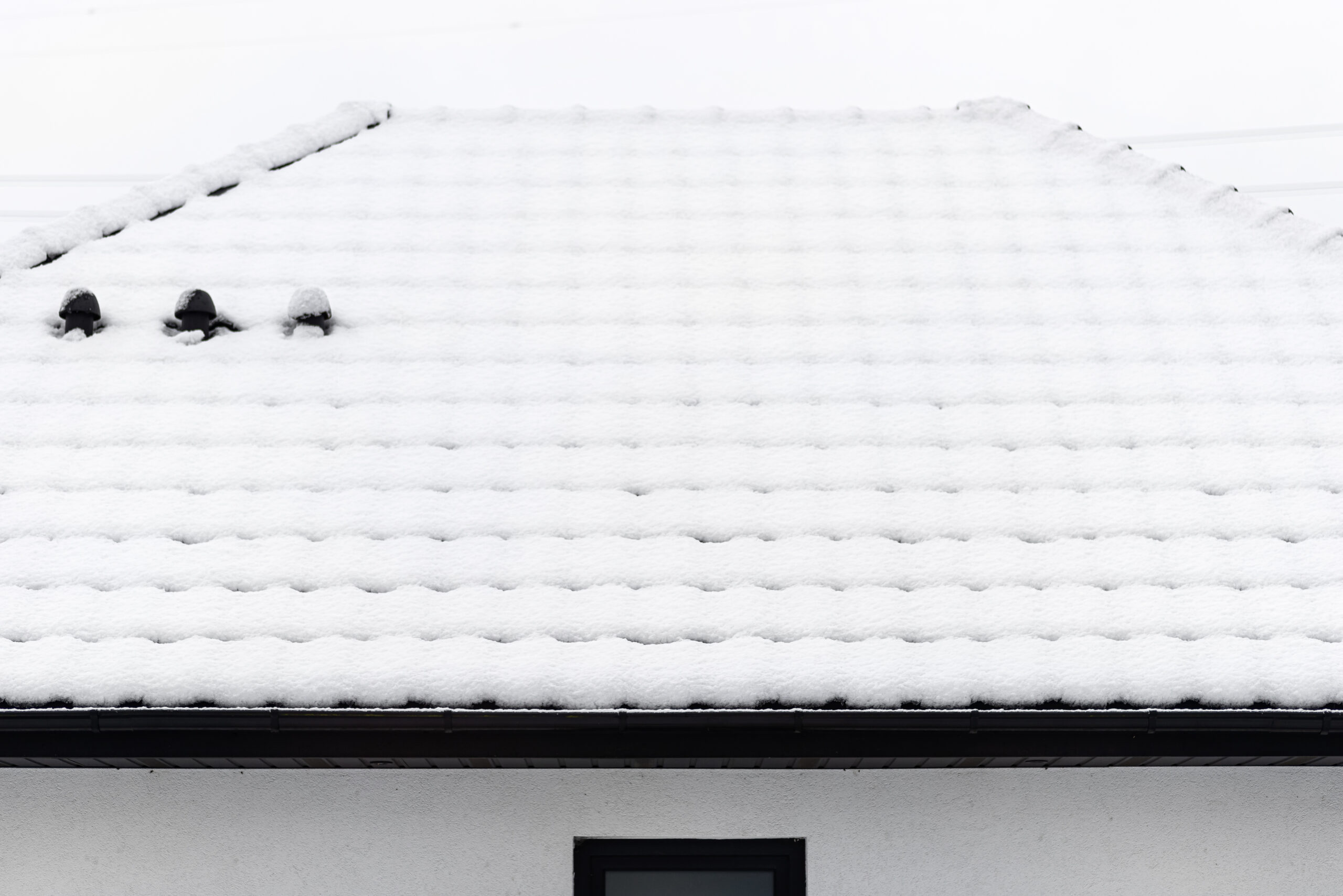 snow caused roof leak water damage in arlington va